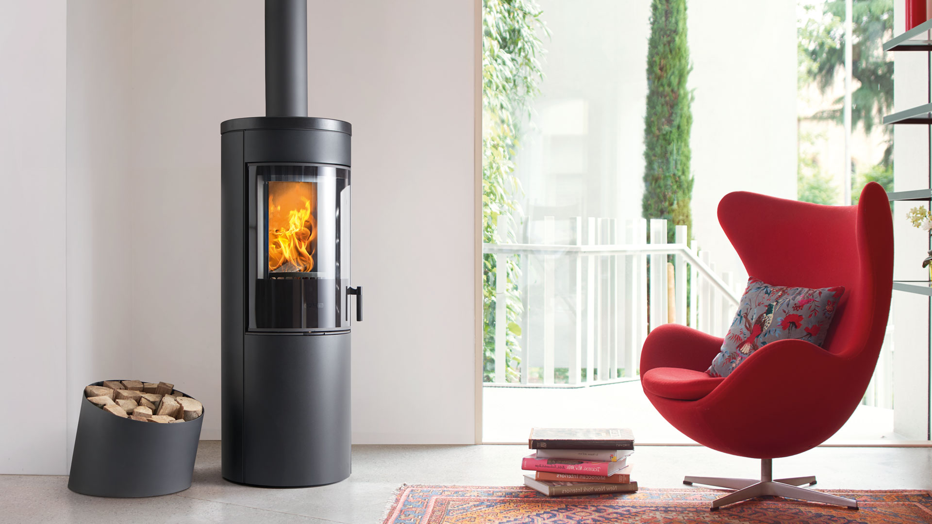 Wood Burning Stoves from Palazzetti - the Camilla wood stove