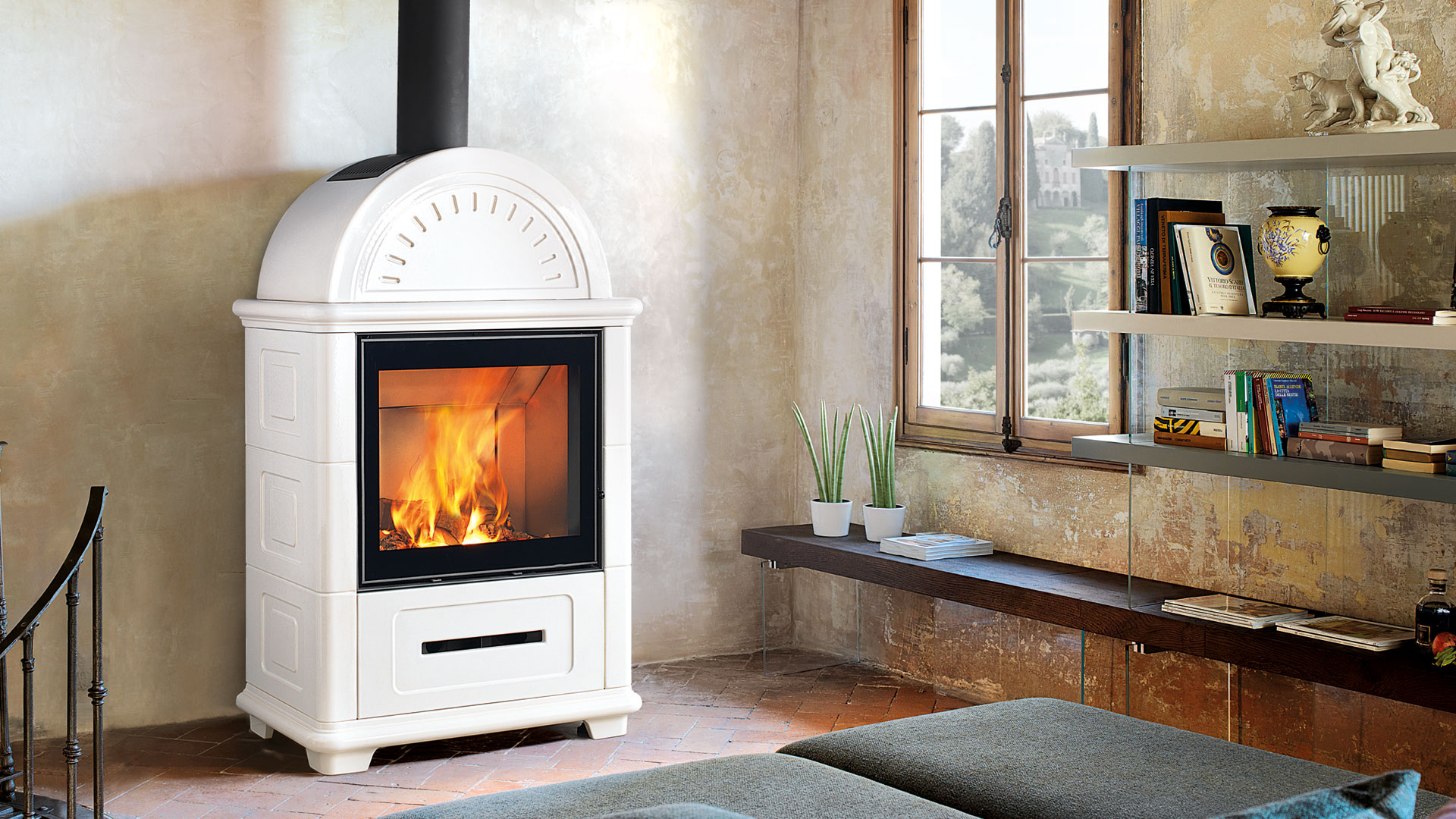 Wood Burning Stoves from Palazzetti - the Camilla wood stove