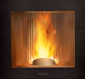 Pellet fireboxes by Piazzetta