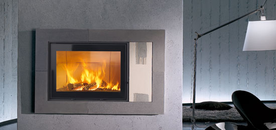 Wood fireboxes by Piazzetta