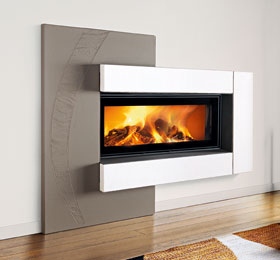 Wood fireboxes by Piazzetta