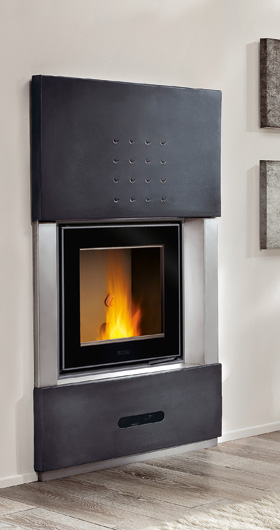Thermo Pellet Fireplace by Piazzetta