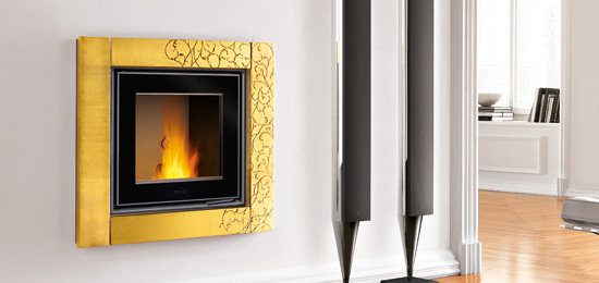 Thermo Pellet Fireplace by Piazzetta