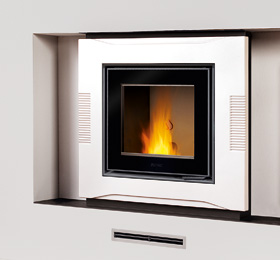 Thermo Pellet Fireplace by Piazzetta