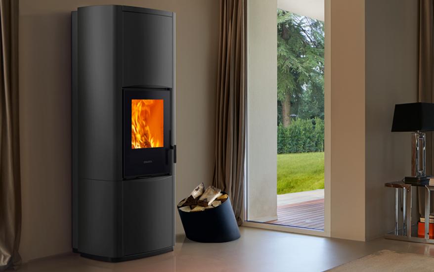 Twin Fuel Wood And Pellet Stove E228 C M Wall Corner Piazzetta